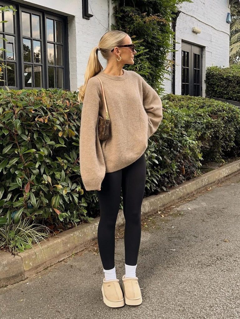 cozy legging outfit