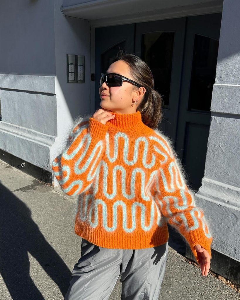 highneck winter women sweater
