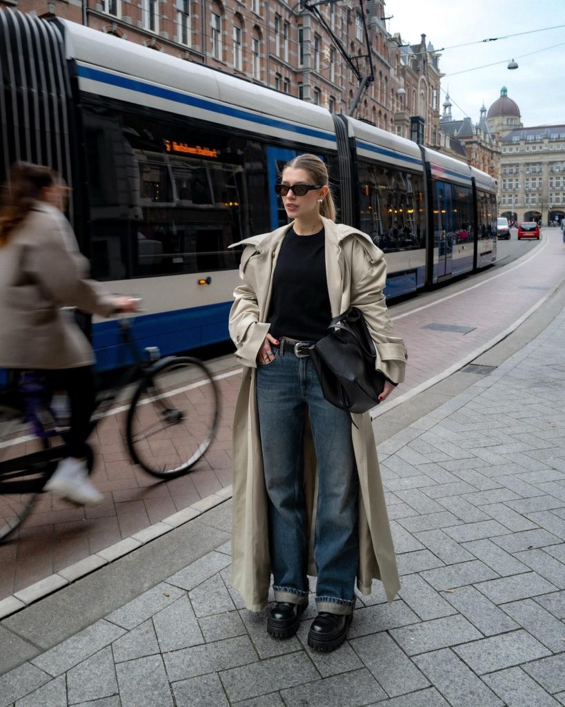 oversized trench coat