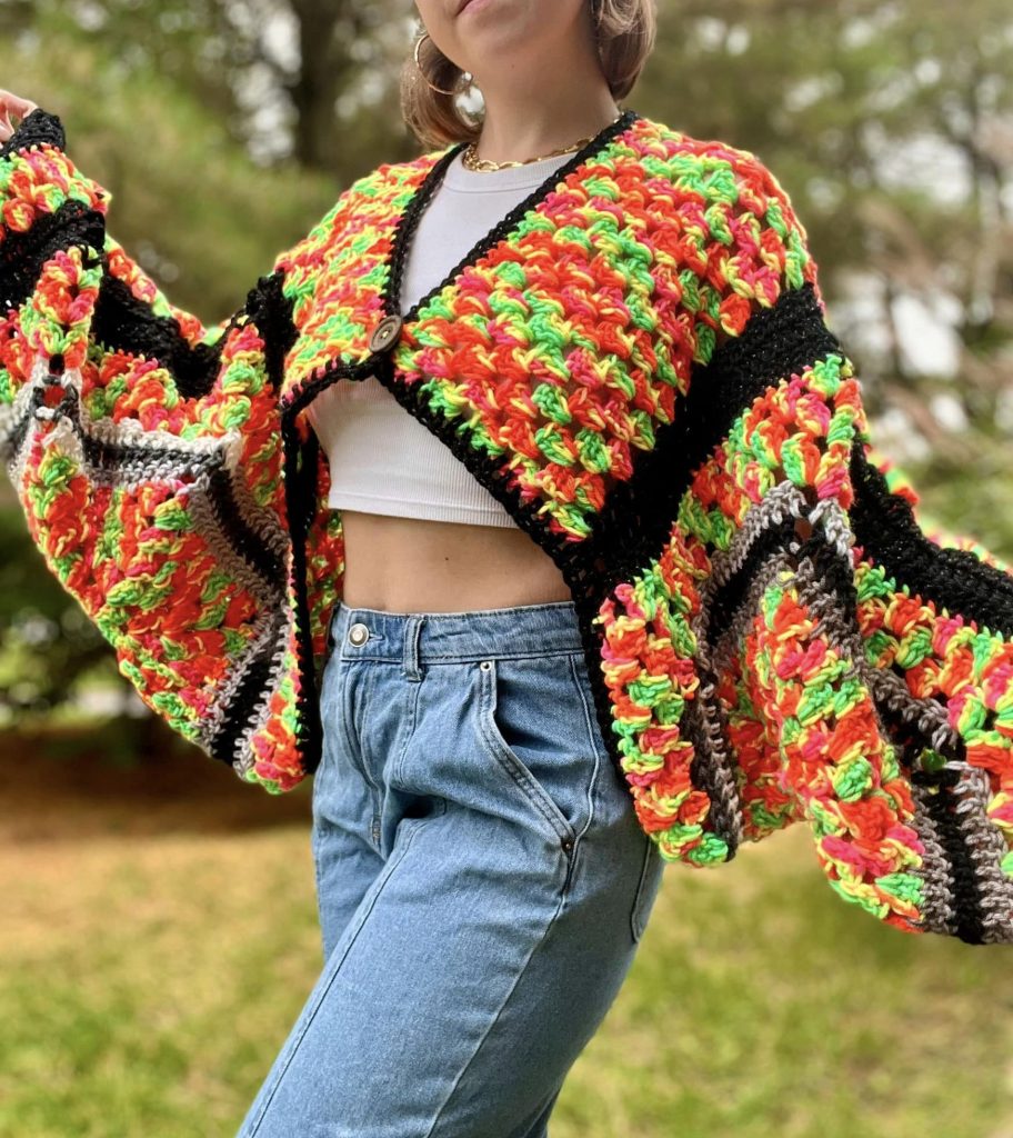 short crochet sweater