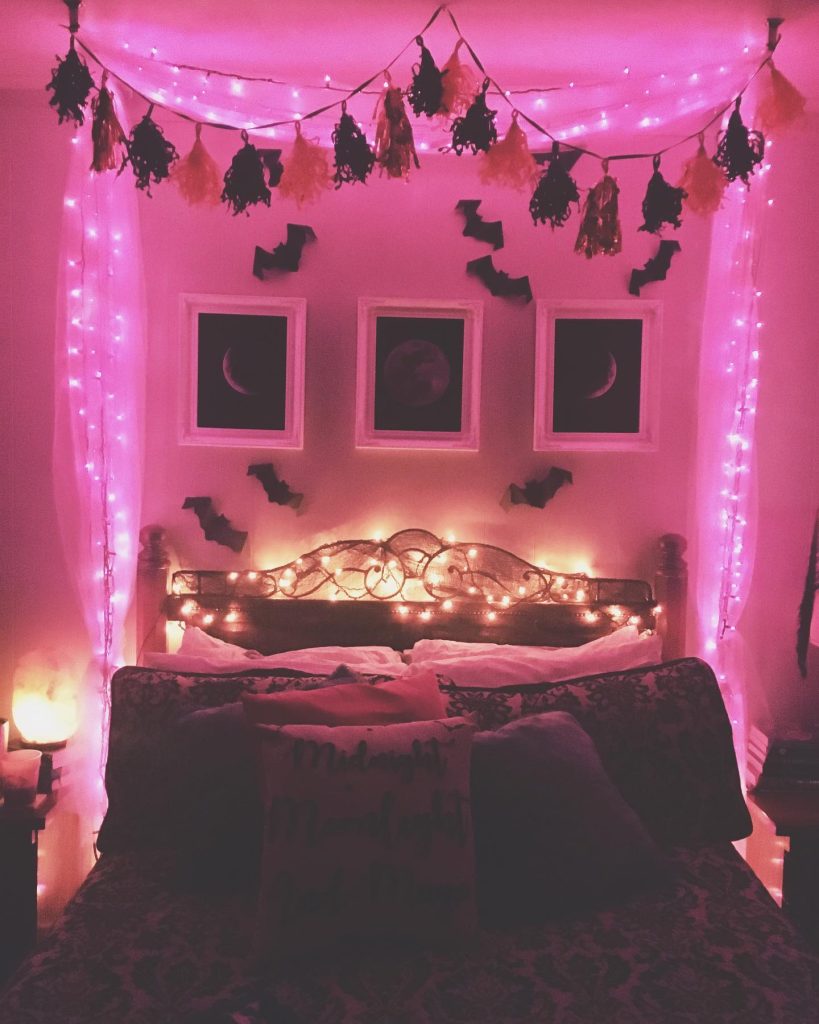 simple easy hallloween room decor