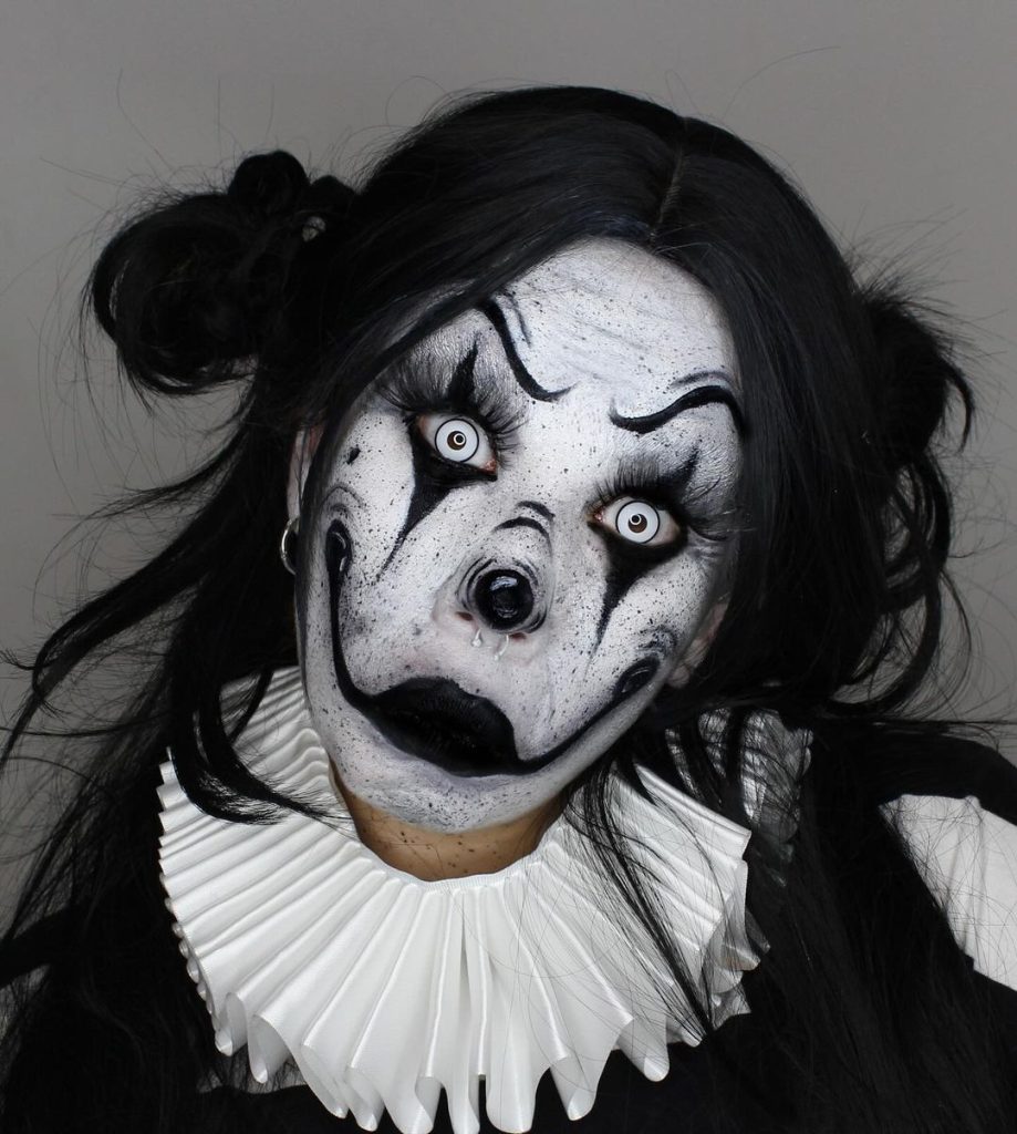 spooky halloween makeup look