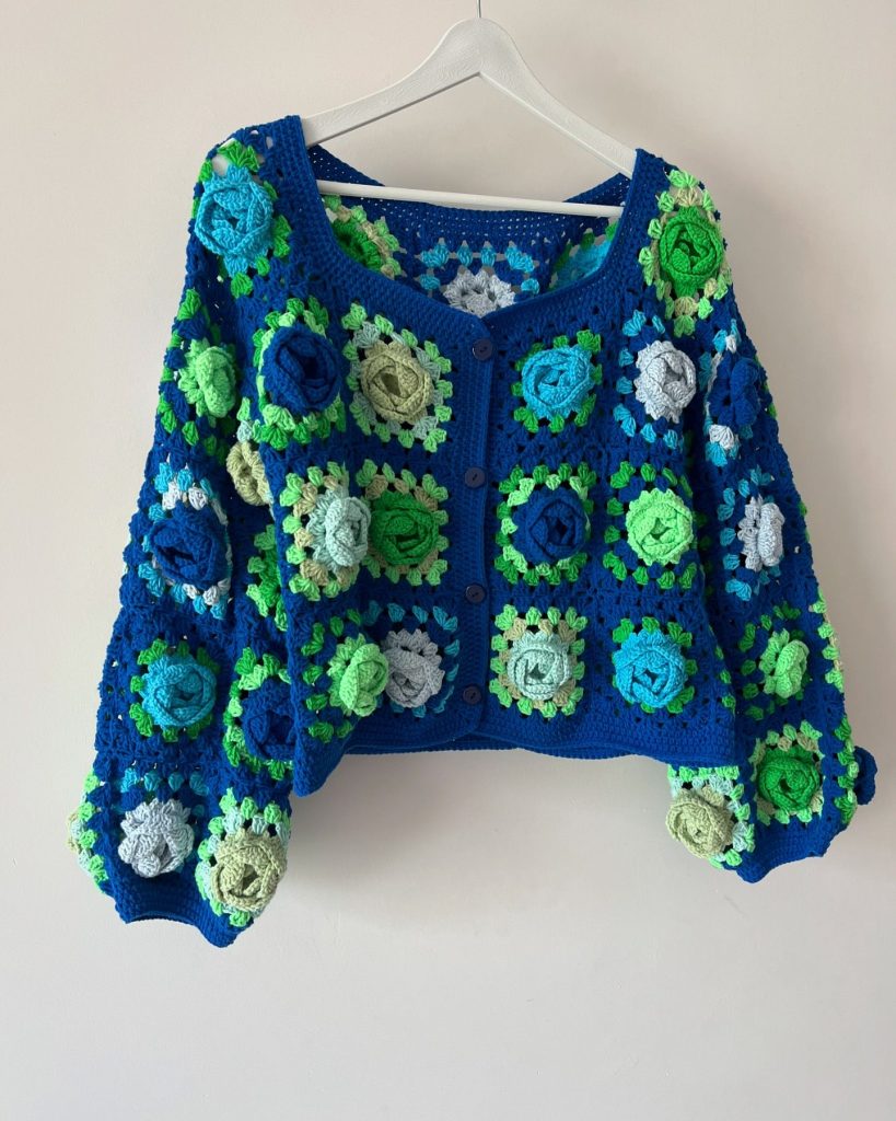 stylish crochet sweater