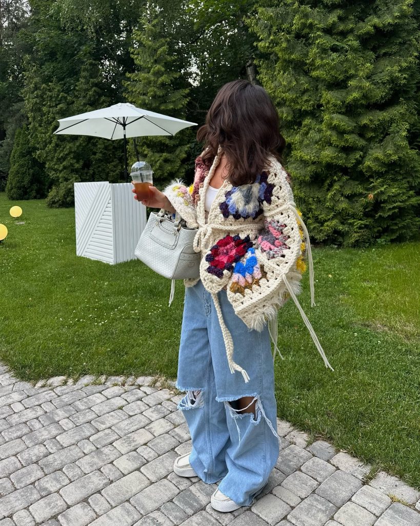 unique crochet sweater