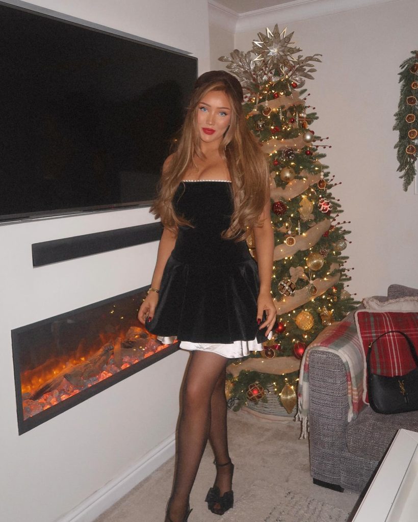 black christmas dress