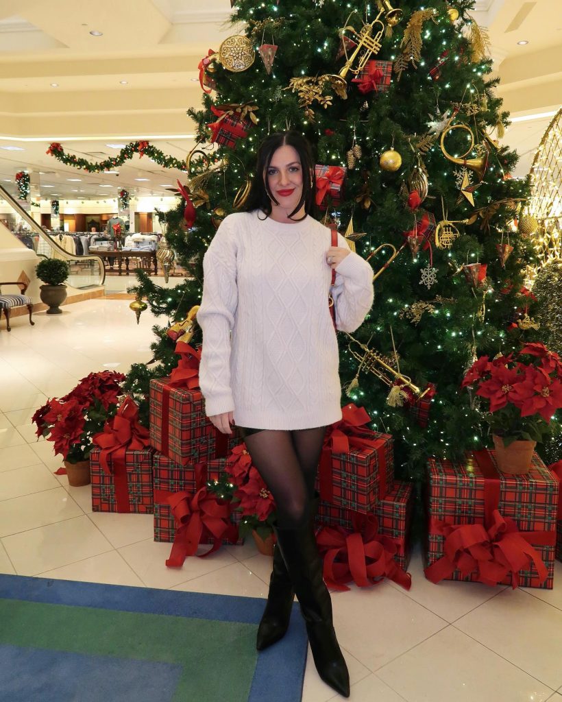 cozy christmas dress