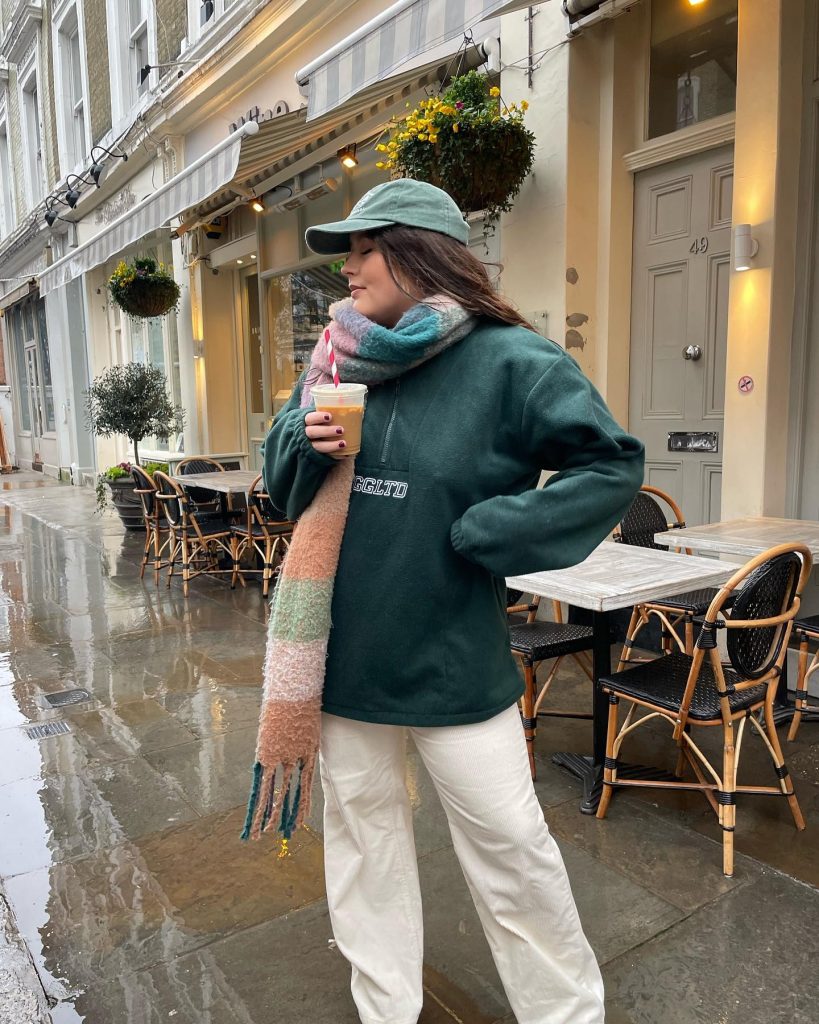 cozy rainyday outfit