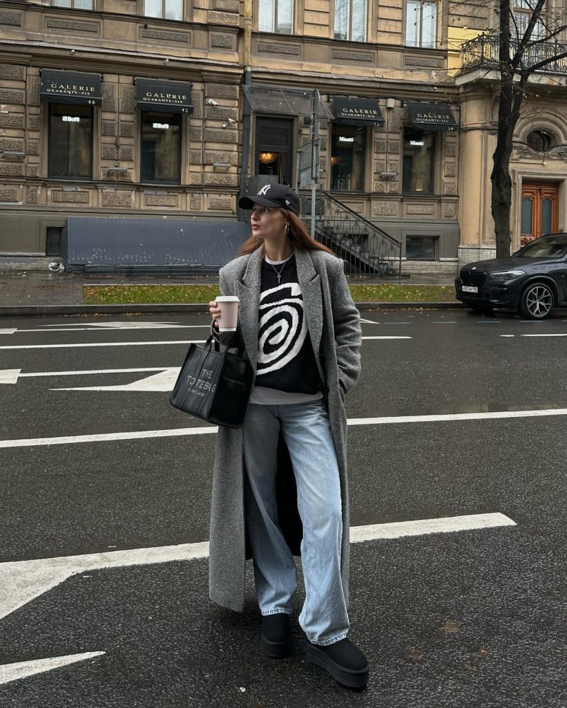 long rainyday outfit