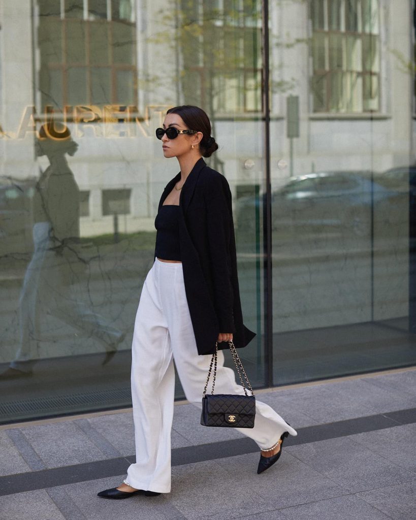 perfect black blazer outfit