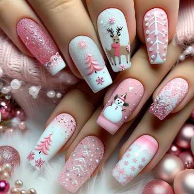 15 Gorgeous Christmas Nail Ideas for 2024