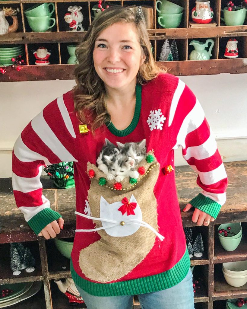 red christmas ugly sweater