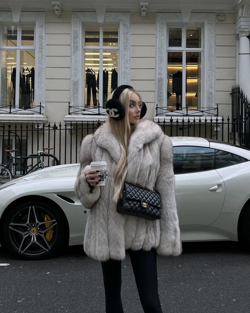 stylish casual winter outfit