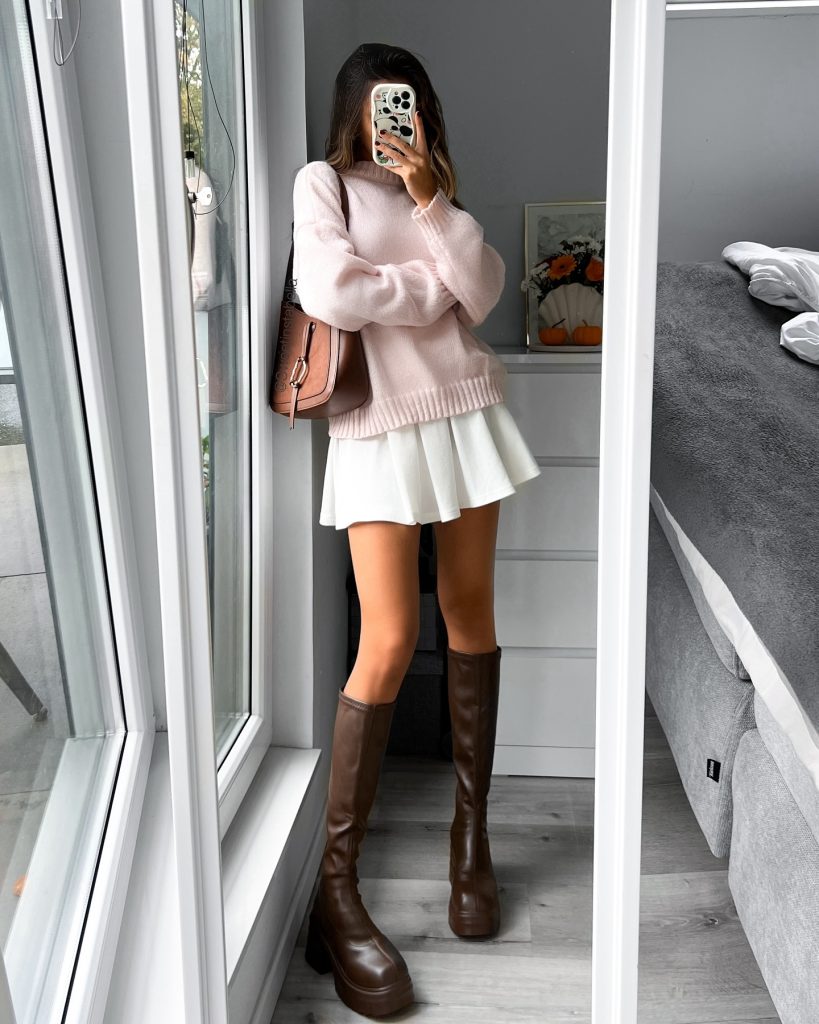 stylish winter skirt