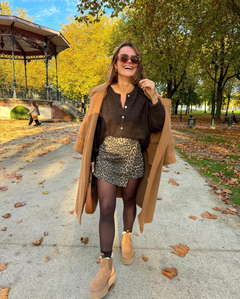 trendy leopard outfit