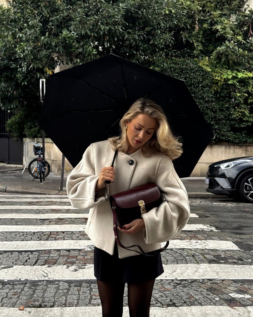 trendy rainyday outfit