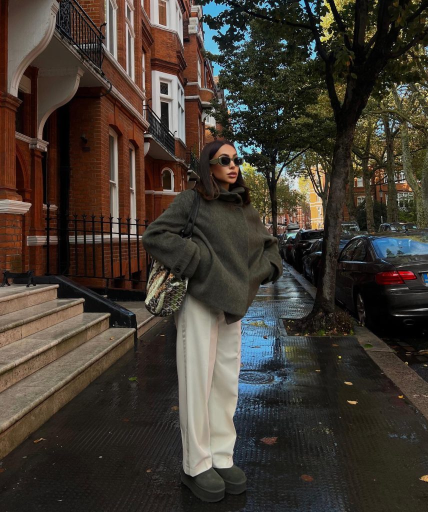 trendy winter women outfit