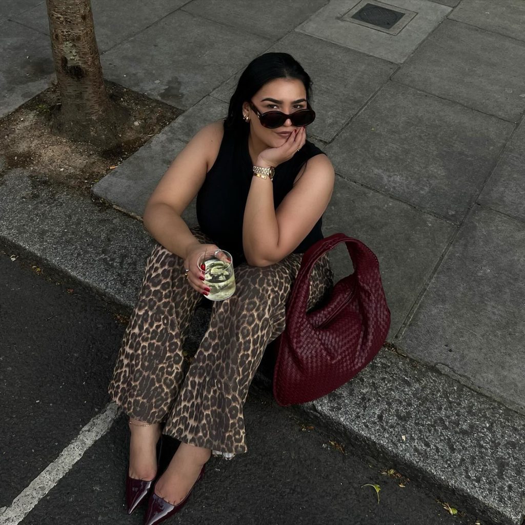 trouser leopard outfit