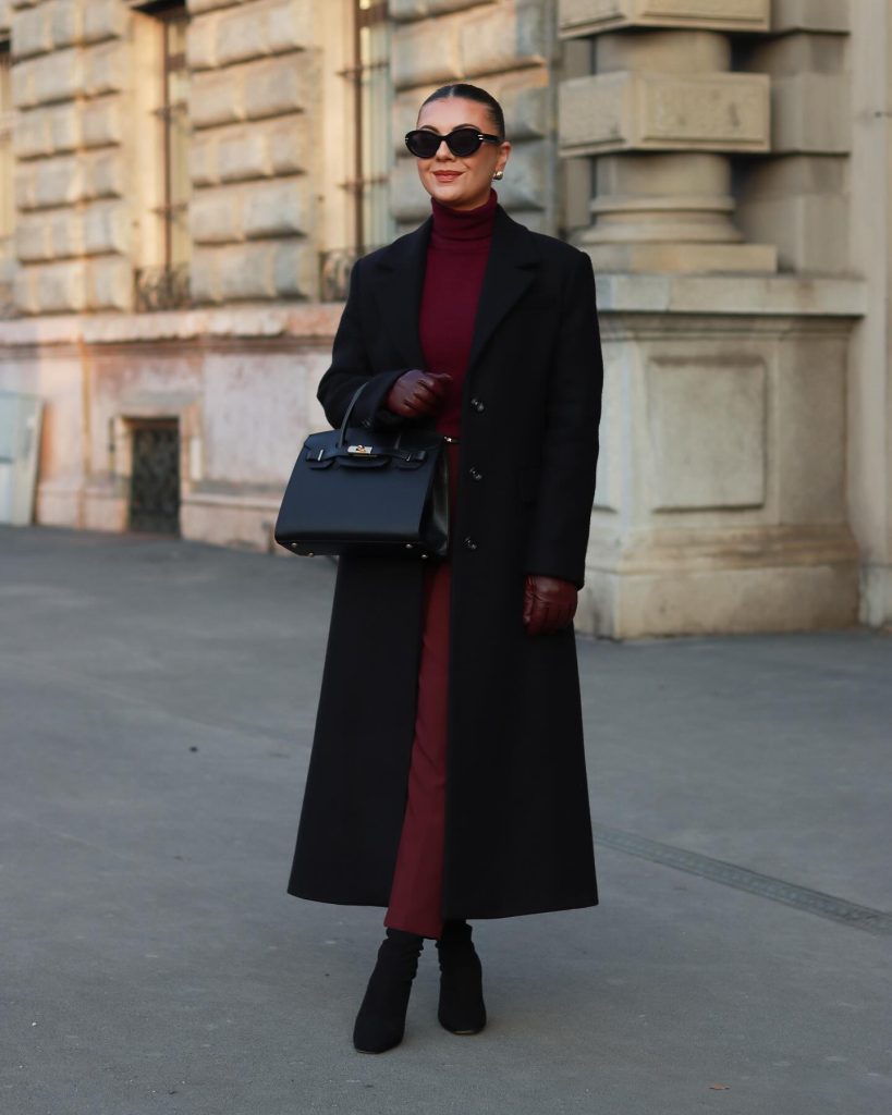 trouser outfit with combat boots