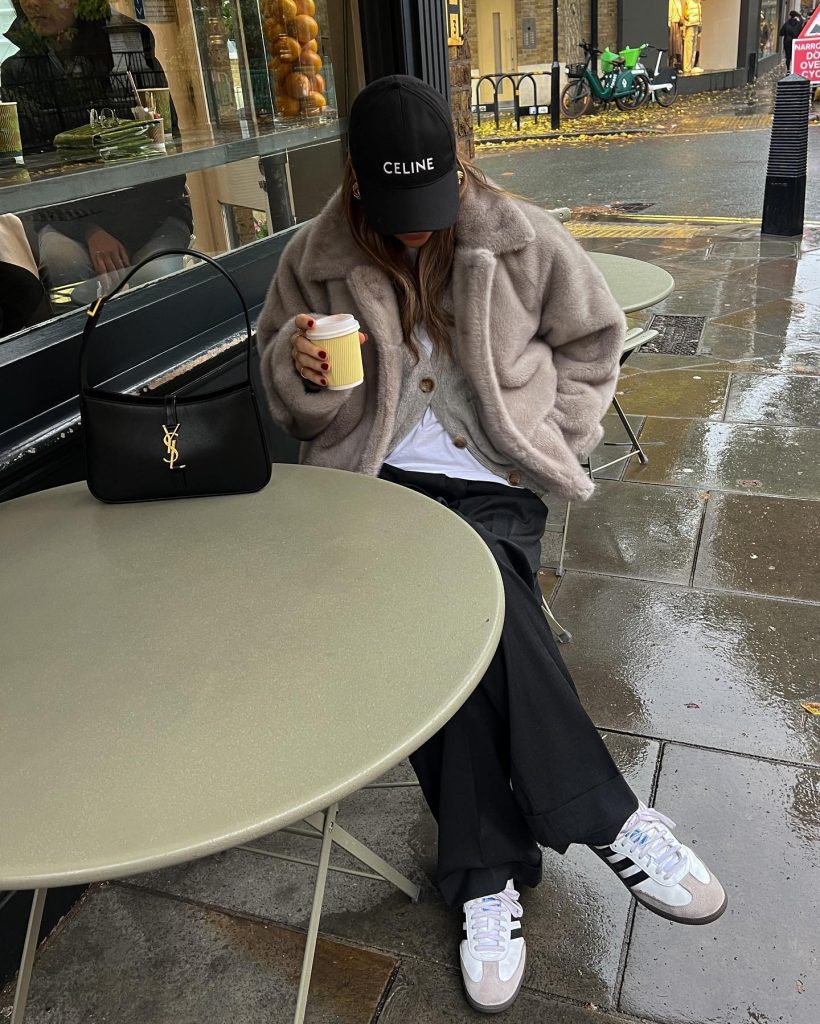 warm rainyday outfit