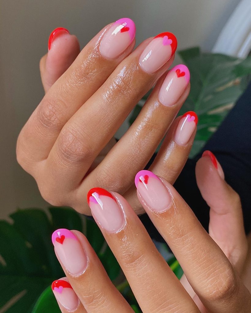 beautiful valentinenails