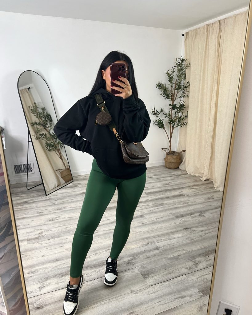 comfy with legging outfit