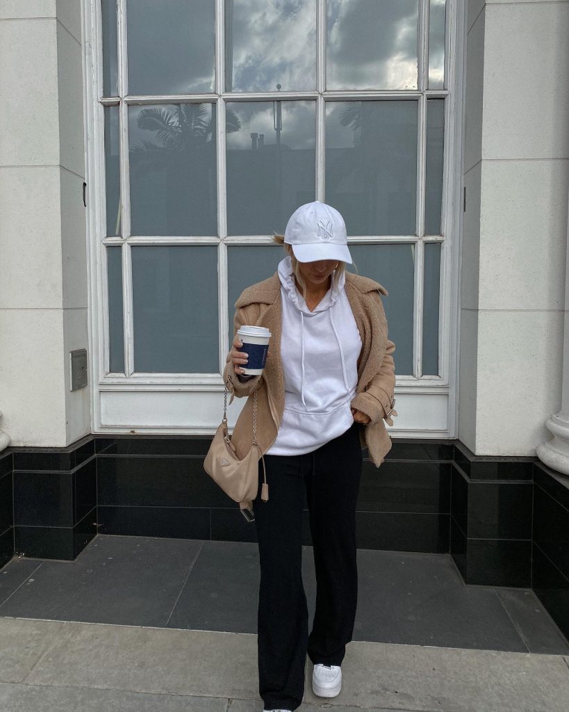 cozy flared legging outfit
