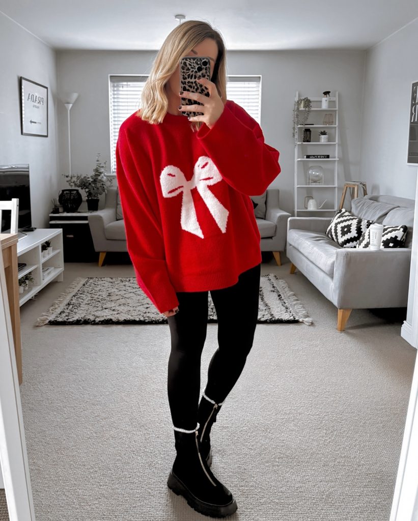 cute winter legging outfit