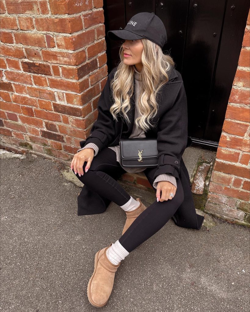 everyday black legging outfit