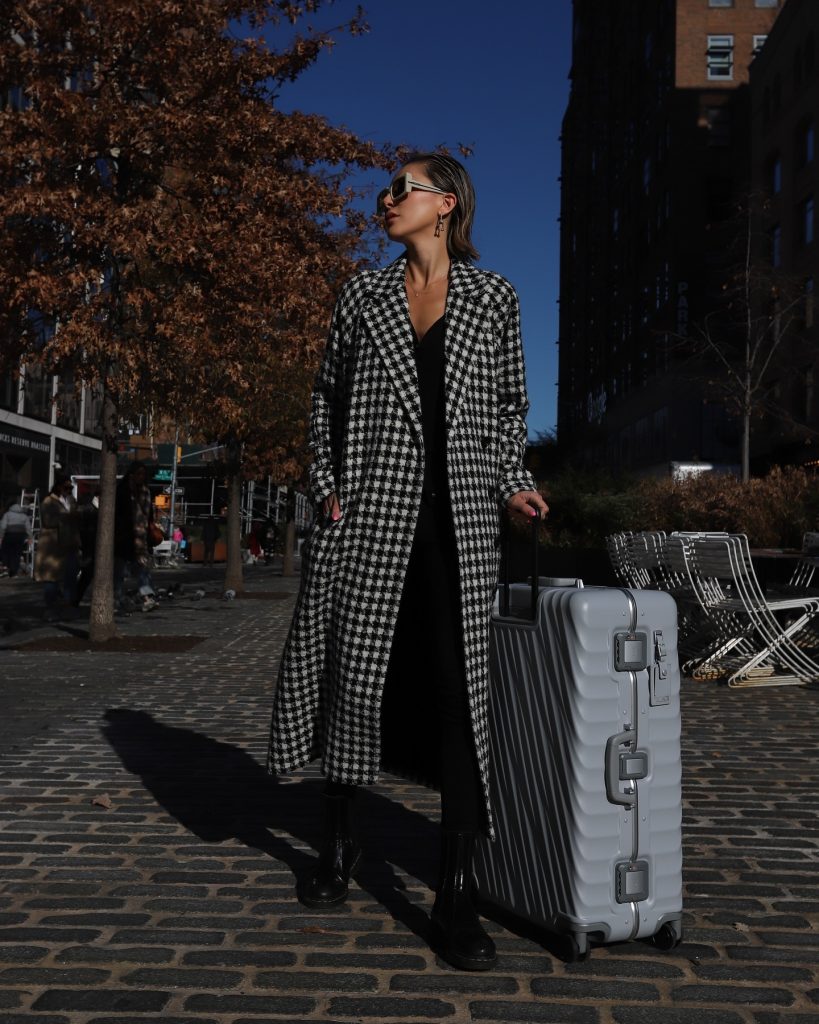 long winter airport look