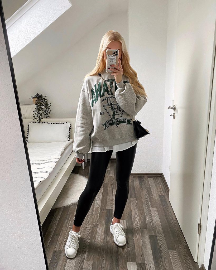 oversizedhoodie legging outfit