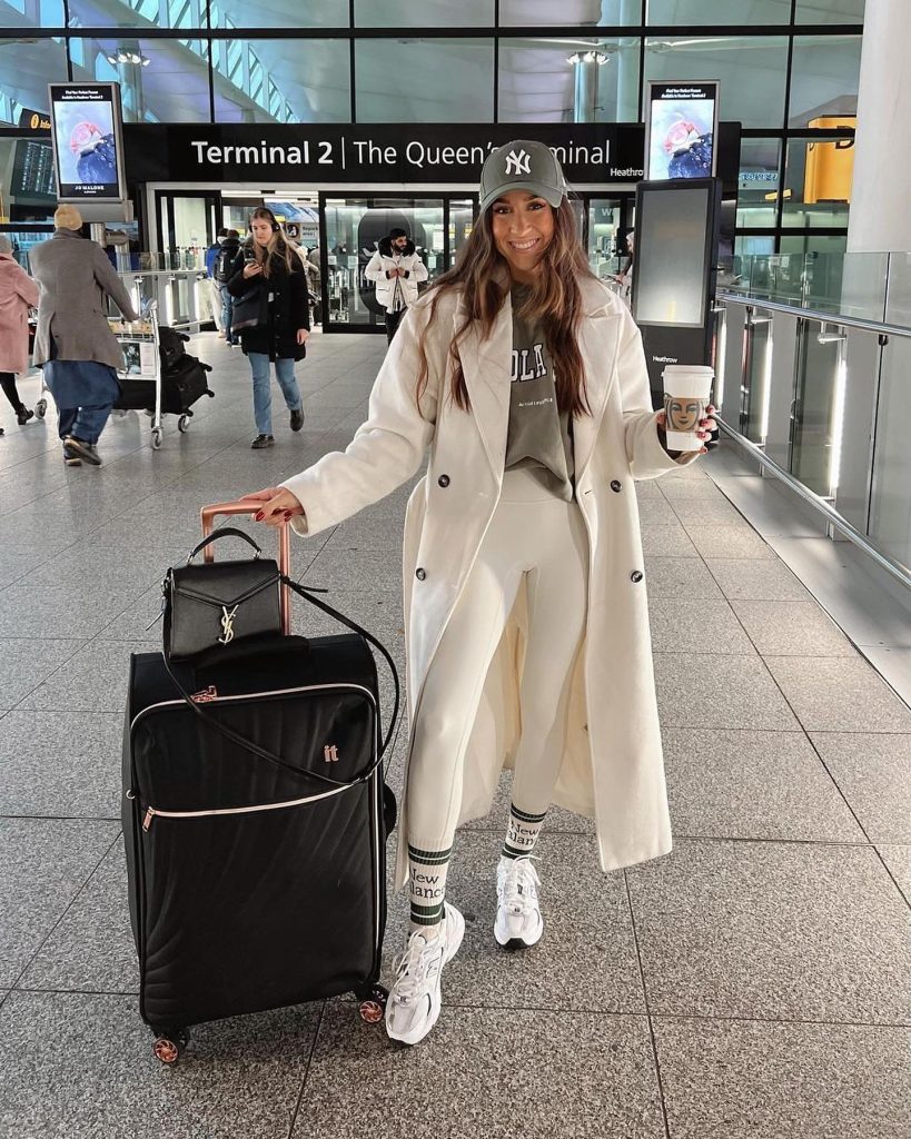 perfect winter airport look