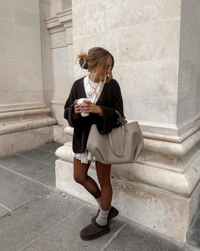 pretty coffee date outfit