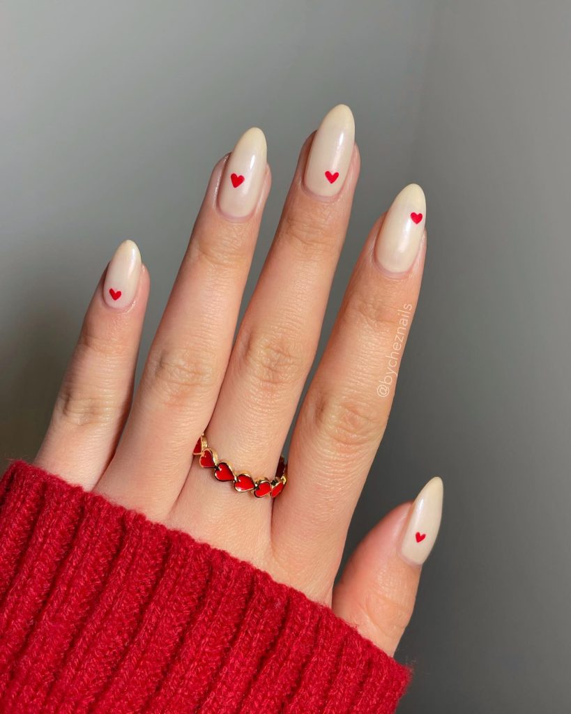 pretty valentine nails