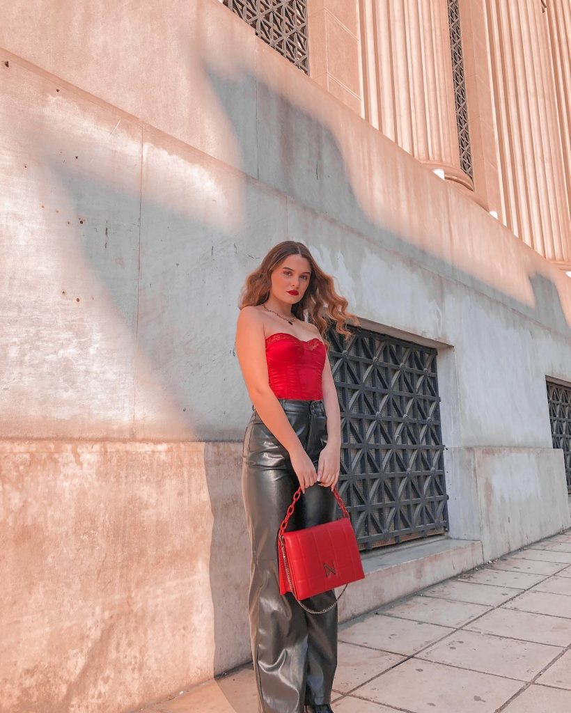 redtop valentine day outfit
