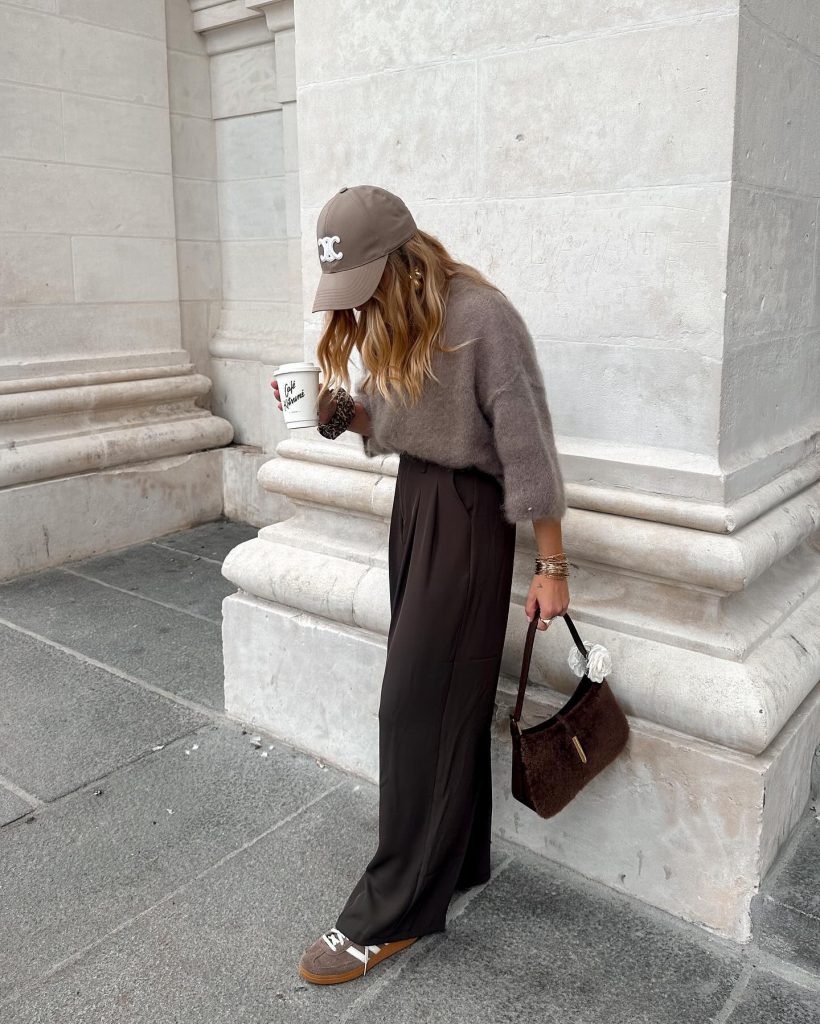 warm coffee date outfit