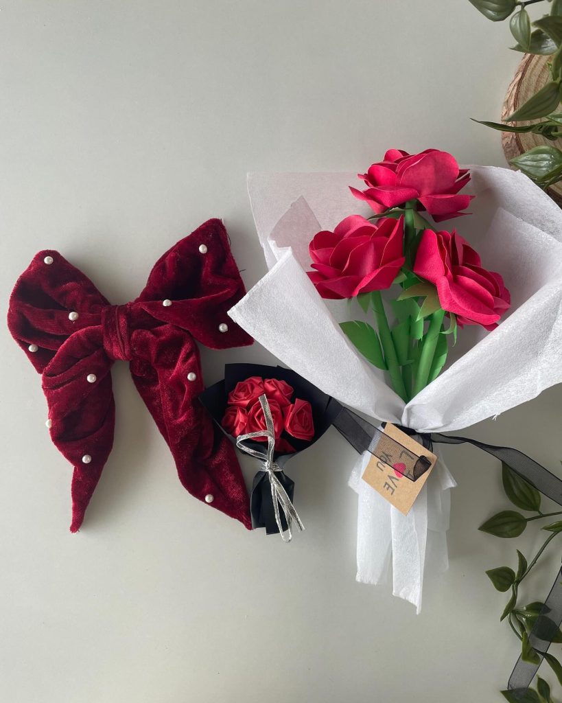 bow diy valentine gift