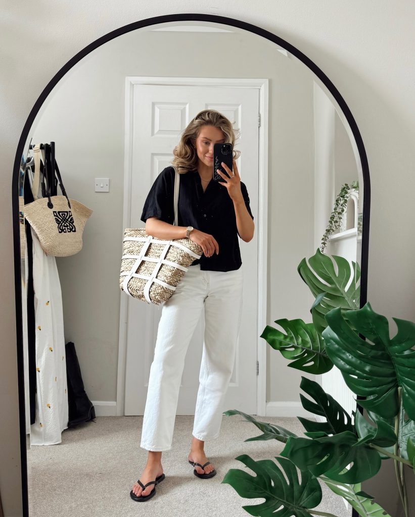 cozy summer office outfit