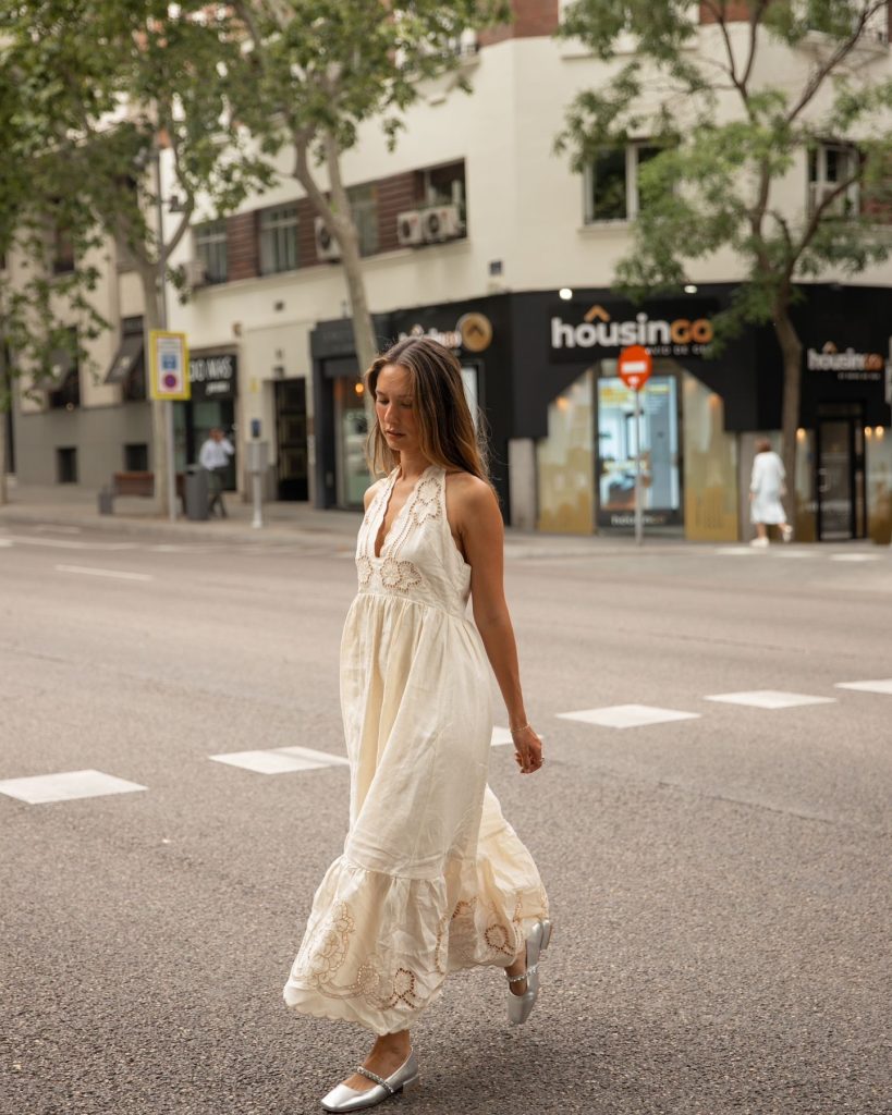 cute ballet flat shoe outfit
