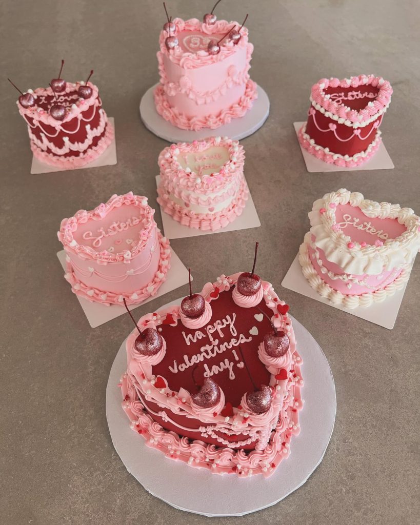 cute valentine cake