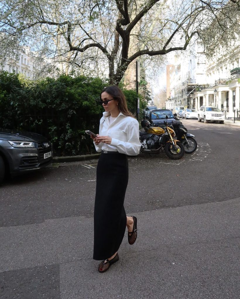 formal ballet shoe outfit