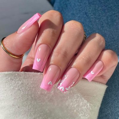 15 Soft Pink Nails Designs For Valentine’s Day
