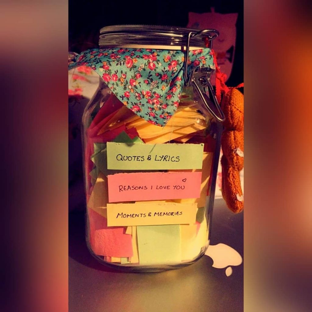 jar diy valentine gift