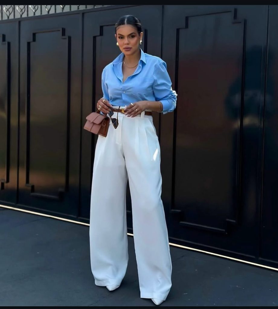 lovely wideleg pant outfit