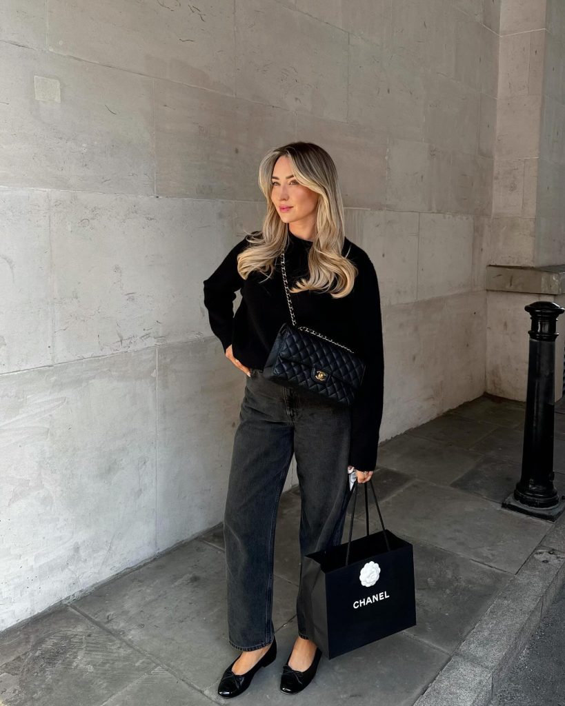simple ballet shoe outfit