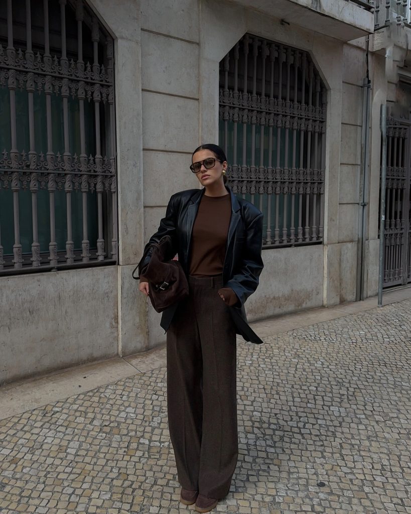 stylish blazer business outfit