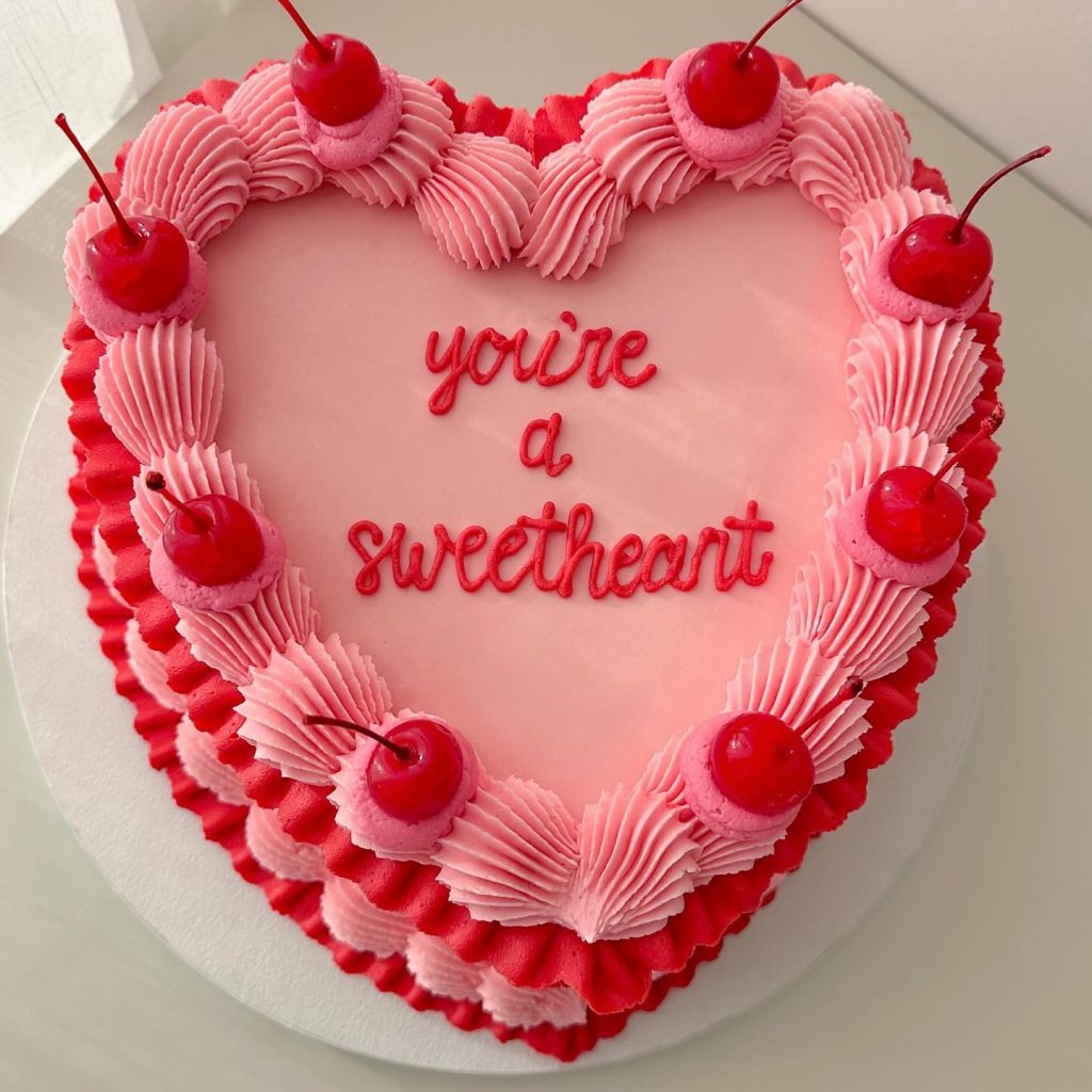 sweetheart valentine cake