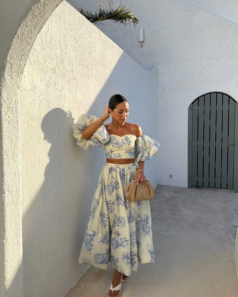 classy flowy sundress summer outfit