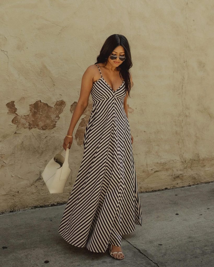 elegant flowy maxi dress