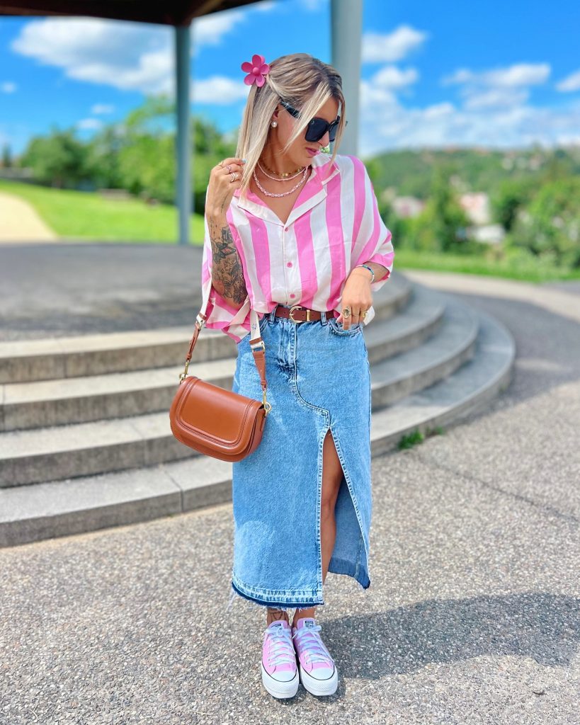 cool summer pastel outfit