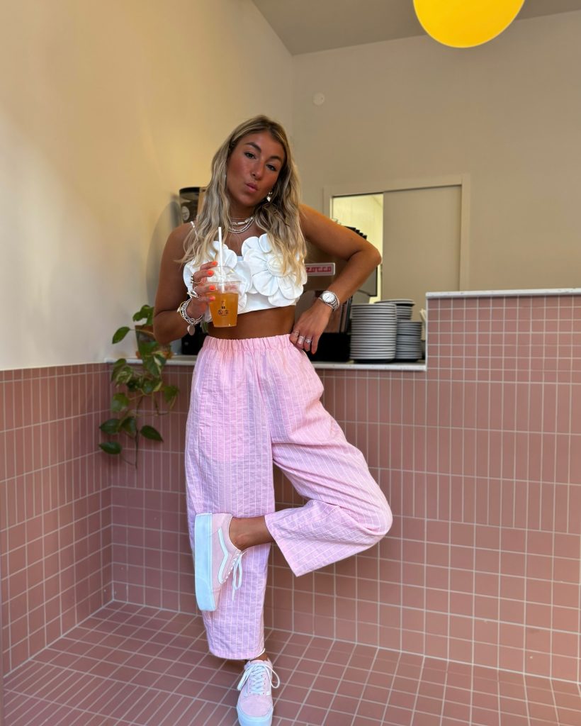 cute summer pastel outfit